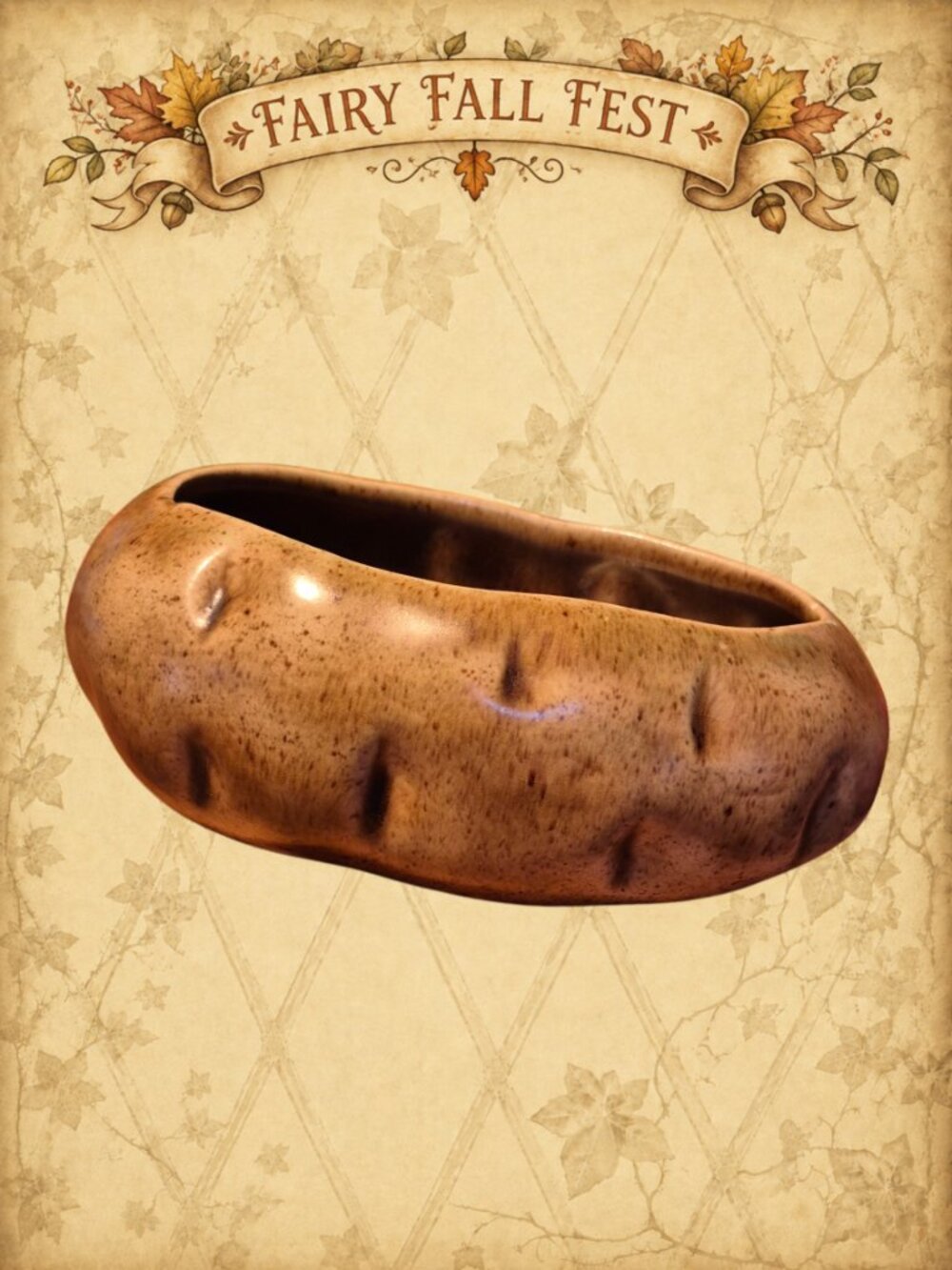 Hearth Happenings 🏠🧚♂️ Vintage Potato-Shaped Kitchen Sponge Holder